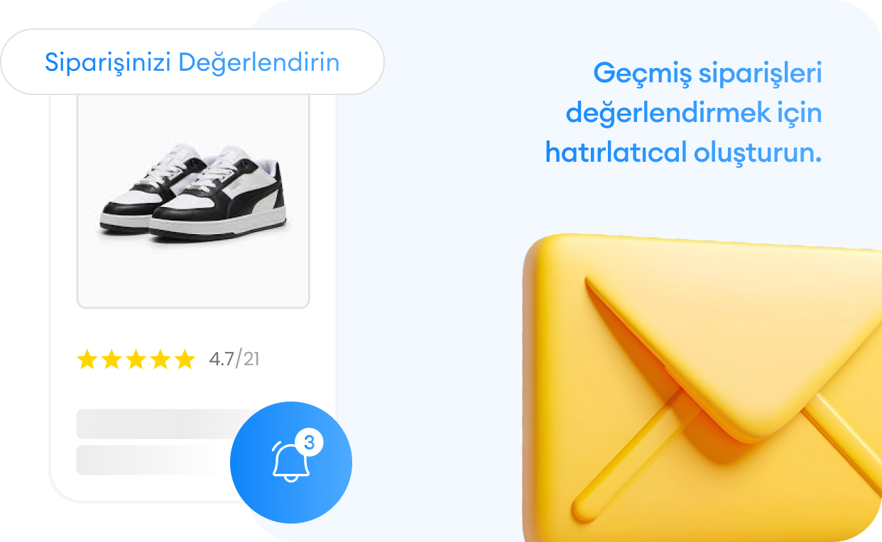 yapay zeka mobil e-ticaret sitesi