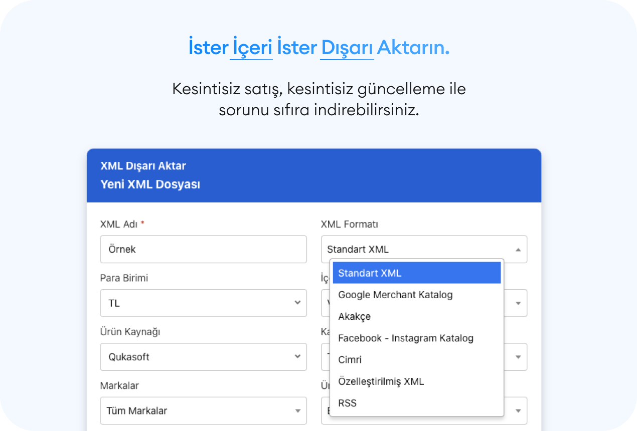 yapay zeka mobil e-ticaret sitesi